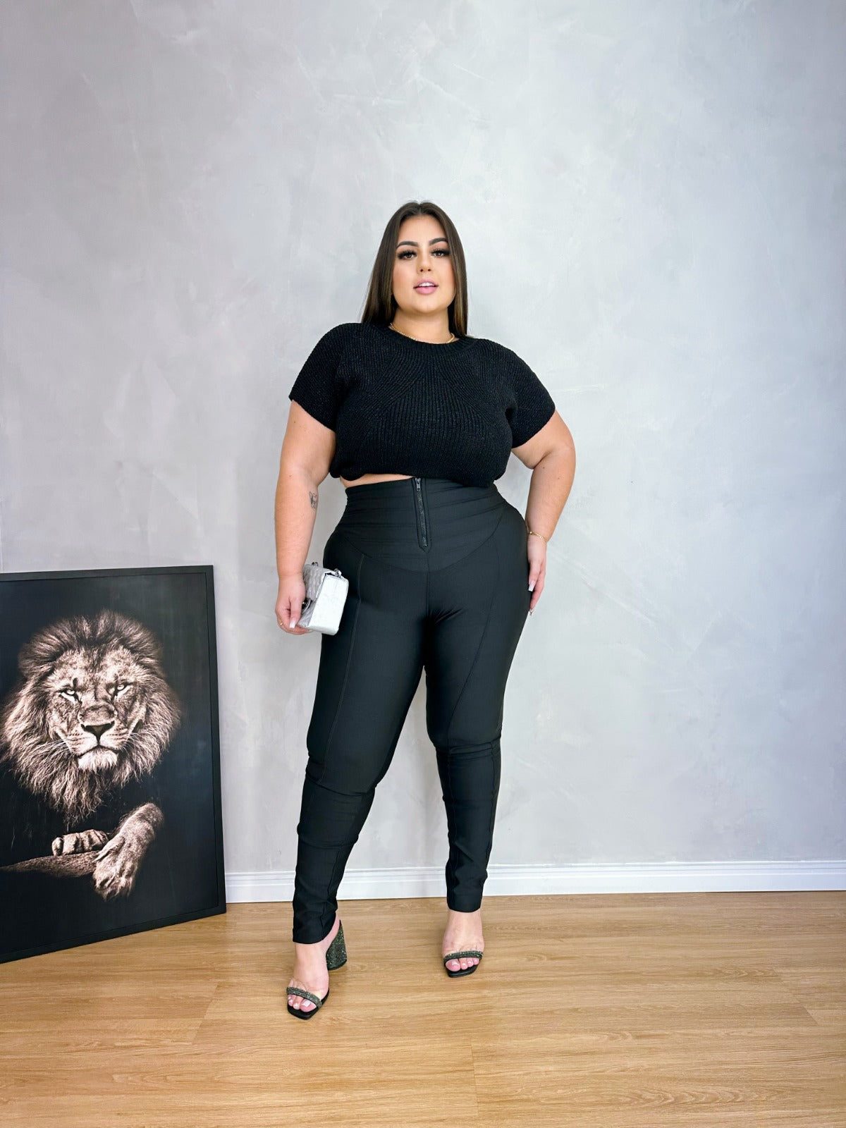 Calça Super Lipo PLUS SIZE (48 a 54) - Modeladora Power Original - LEIA A DESCRIÇÃO!