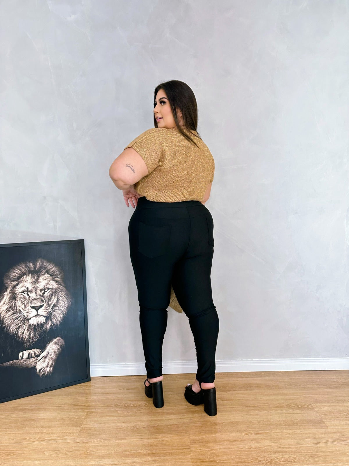 Calça Lipo 3 Zíperes PLUS SIZE (48 a 54) - Modeladora Power Original - LEIA A DESCRIÇÃO!