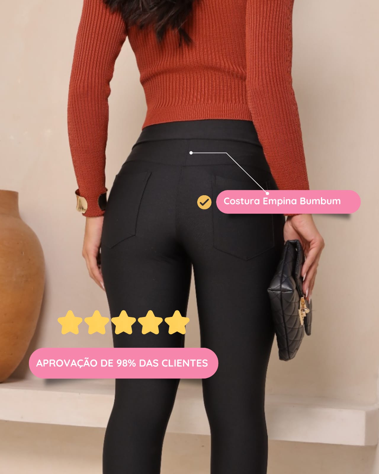 2 POR R$ 150,00 - Calça Lipo 1 Zíper - Modeladora Power Original - LEIA A DESCRIÇÃO - SOMENTE HOJE!