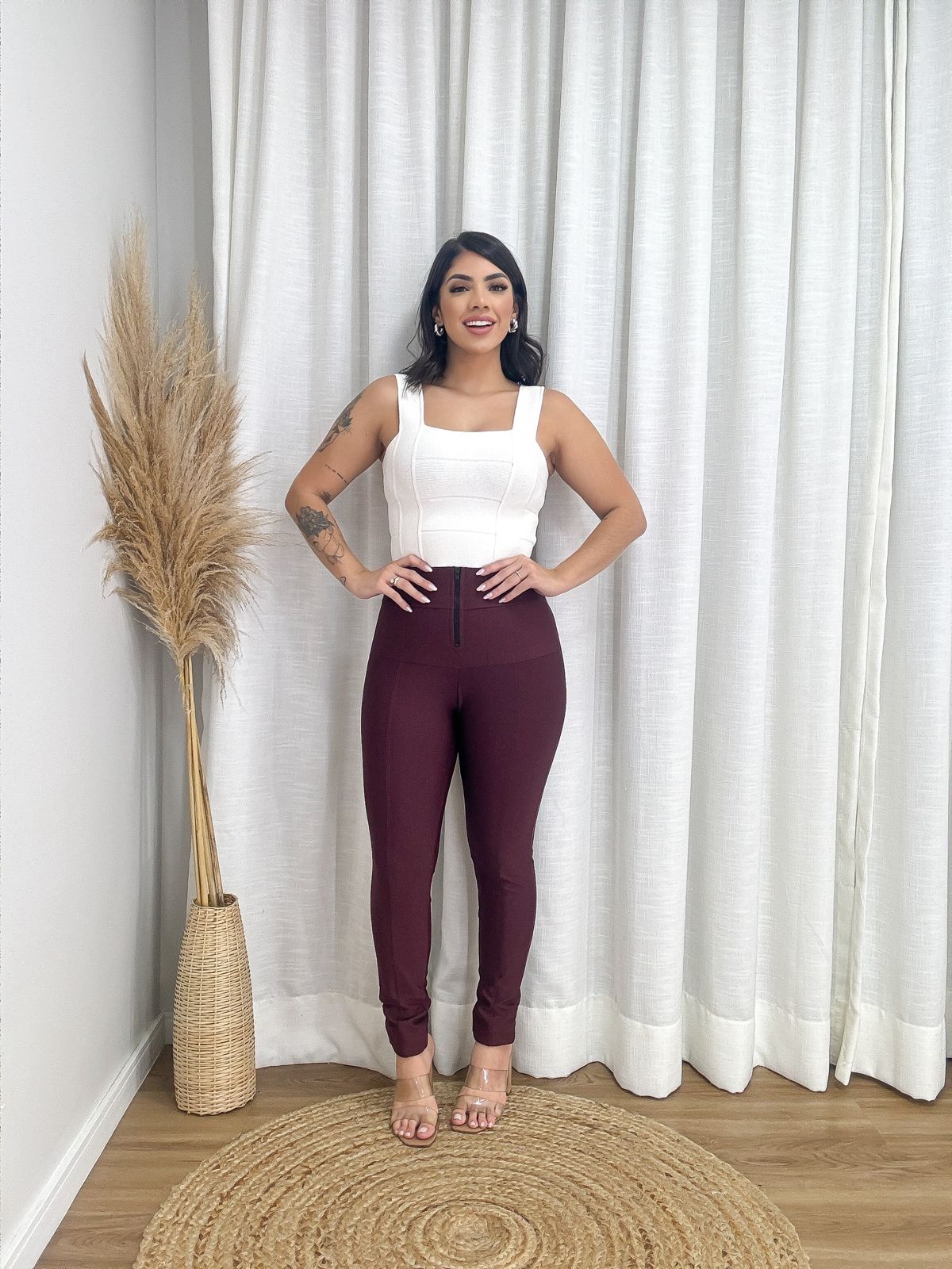 2 POR R$ 150,00 - Calça Lipo 1 Zíper - Modeladora Power Original - LEIA A DESCRIÇÃO - SOMENTE HOJE!