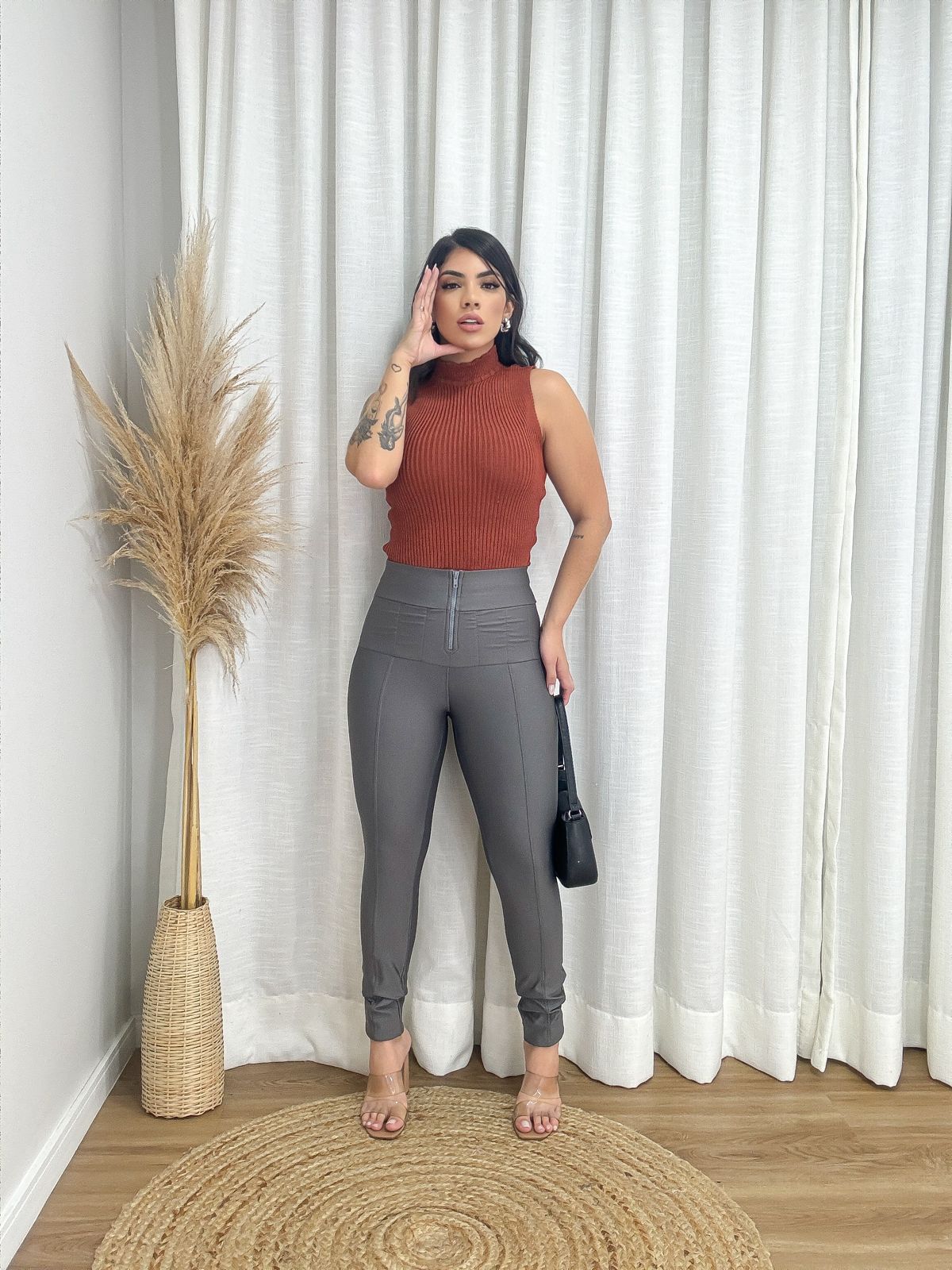 2 POR R$ 150,00 - Calça Lipo 1 Zíper - Modeladora Power Original - LEIA A DESCRIÇÃO - SOMENTE HOJE!